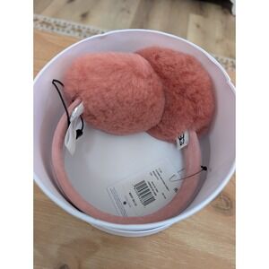 NEW UGG Big Girls‎ Classic Shearling & Suede Earmuffs, One Size, Brushetta
